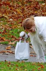 GERI HALLIWELL Out with Her Dog in London 11/13/2021