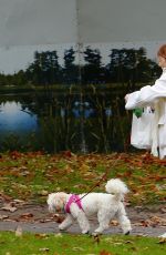 GERI HALLIWELL Out with Her Dog in London 11/13/2021