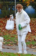 GERI HALLIWELL Out with Her Dog in London 11/13/2021
