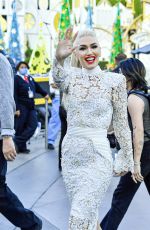 GWEN STEFANI as Alice In Wonderland at a Special Performance at Disneyland