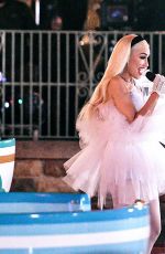 GWEN STEFANI as Alice In Wonderland at a Special Performance at Disneyland