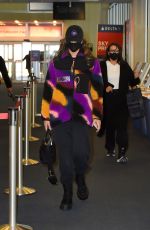 HAILEE STEINFELD Arrives at JFK Airport in New York 11/24/2021