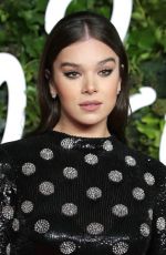HAILEE STEINFELD at 2021 British Fashion Awards in London 11/29/2021