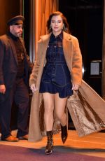 HAILEE STEINFELD Heading to Good Morning America in New York 11/24/2021