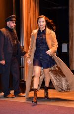 HAILEE STEINFELD Heading to Good Morning America in New York 11/24/2021