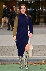 HAILEE STEINFELD Out and About in New York 11/22/2021