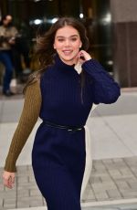 HAILEE STEINFELD Out and About in New York 11/22/2021