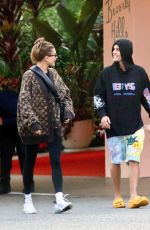 HAILEY and Justin BIEBER Out for Dinner Date at Beverly Hills Hotel 11/08/2021