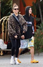 HAILEY and Justin BIEBER Out for Dinner Date at Beverly Hills Hotel 11/08/2021