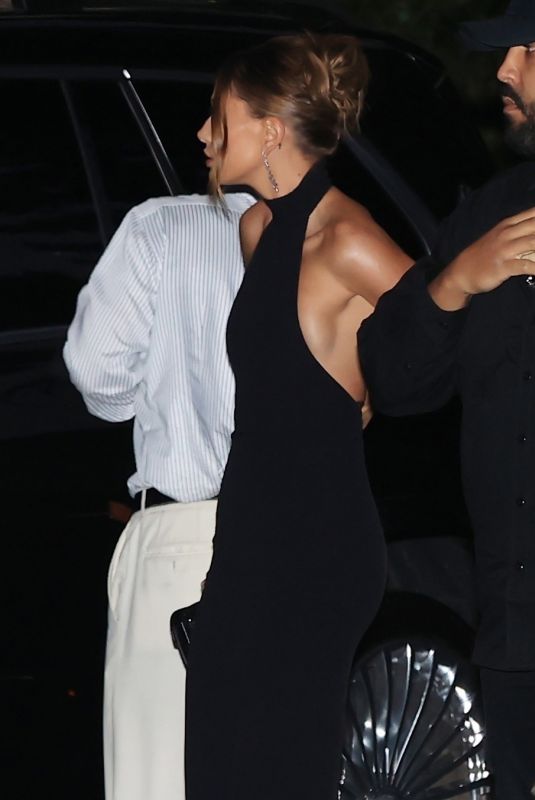 HAILEY BIEBE Arrives at Simon Huck