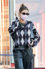 HAILEY BIEBER and JUSTINE SKYE Out Shopping in West Hollywood 11/02/2021