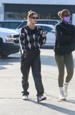 HAILEY BIEBER and JUSTINE SKYE Out Shopping in West Hollywood 11/02/2021