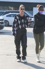 HAILEY BIEBER and JUSTINE SKYE Out Shopping in West Hollywood 11/02/2021