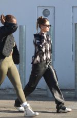 HAILEY BIEBER and JUSTINE SKYE Out Shopping in West Hollywood 11/02/2021