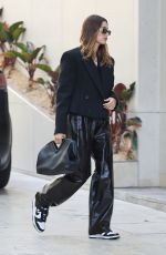 HAILEY BIEBER Arrives at a Meeting in Beverly Hills 11/05/2021