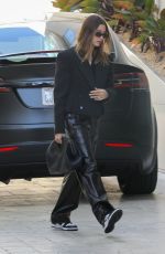 HAILEY BIEBER Arrives at a Meeting in Beverly Hills 11/05/2021
