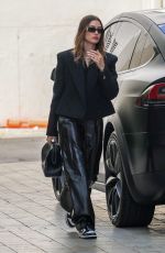 HAILEY BIEBER Arrives at a Meeting in Beverly Hills 11/05/2021