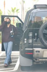 HAILEY BIEBER Arrives at Beverly Hills Hotel 11/01/2021