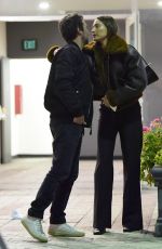 HAILEY BIEBER in Acne Studios Jacket Out in Los Angeles 11/18/2021