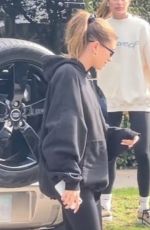 HAILEY BIEBER Leaves Pilates Class in West Hollywod 11/18/2021