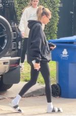 HAILEY BIEBER Leaves Pilates Class in West Hollywod 11/18/2021