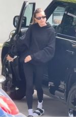 HAILEY BIEBER Leaves Pilates Class in West Hollywod 11/18/2021