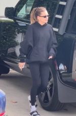 HAILEY BIEBER Leaves Pilates Class in West Hollywod 11/18/2021