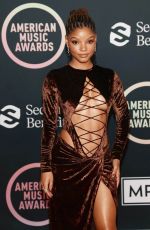 HALLE BAILEY at American Music Awards 2021 in Los Angeles 11/21/2021