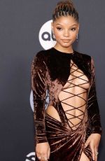 HALLE BAILEY at American Music Awards 2021 in Los Angeles 11/21/2021