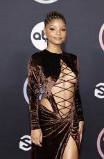 HALLE BAILEY at American Music Awards 2021 in Los Angeles 11/21/2021