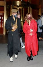 HALLE BERRY and Van Hunt Out for Dinner in New York 11/05/2021
