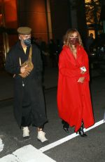 HALLE BERRY and Van Hunt Out for Dinner in New York 11/05/2021