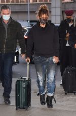 HALLE BERRY Arrives at JFK Airport in New York 11/24/2021