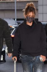 HALLE BERRY Arrives at JFK Airport in New York 11/24/2021