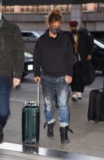 HALLE BERRY Arrives at JFK Airport in New York 11/24/2021