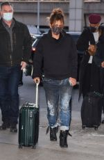 HALLE BERRY Arrives at JFK Airport in New York 11/24/2021