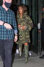 HALLE BERRY Night Out in New York 11/04/2021