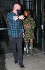 HALLE BERRY Night Out in New York 11/04/2021