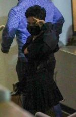 HALSEY Arrives at Harry Styles