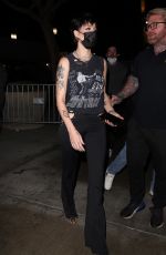 HALSEY Arrives at LA Lakers Game at the Staples Center in Los Angeles 11/28/2021
