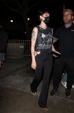 HALSEY Arrives at LA Lakers Game at the Staples Center in Los Angeles 11/28/2021