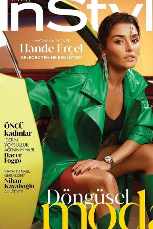 HANDE ERCEL in Instyle Magazine, Turkey November 2021