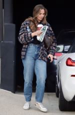 HANNAH BROWN at a Starbucks in Los Angeles 11/18/2021
