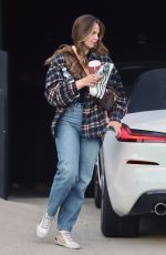 HANNAH BROWN at a Starbucks in Los Angeles 11/18/2021
