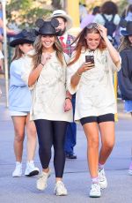 HANNAH BROWN Out with Friends in Disneyland 11/05/2021