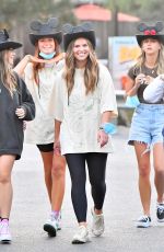 HANNAH BROWN Out with Friends in Disneyland 11/05/2021
