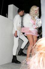 HAYLEY HASSELHOFF at a Halloween Party in Los Angeles 10/30/2021