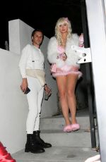 HAYLEY HASSELHOFF at a Halloween Party in Los Angeles 10/30/2021