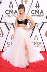 HAYLEY ORRANTIA at 55th Annual CMA Awards in Nashville 11/10/2021