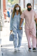 HEIDI KLUM and Tom Kaulitz Out for Furniture Shopping in Los Angeles 11/24/2021